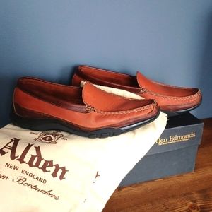 Alden Edmonds leather driving  moccasins